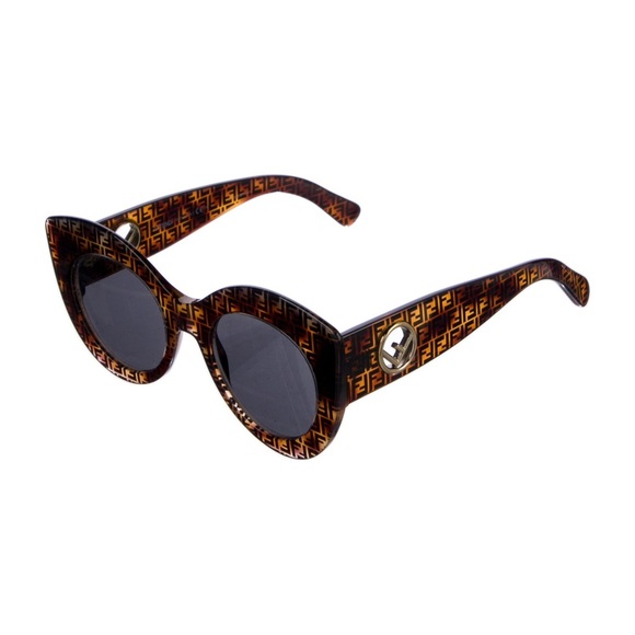 Fendi FF Logo Cat-Eye Sunglasses - Picture 3 of 11